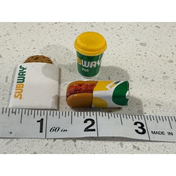 Mini Brands Pieces Fast Food & Toys Subway Sonic Fridays Hard Rock Lot Of 16 - Picture 3 of 16